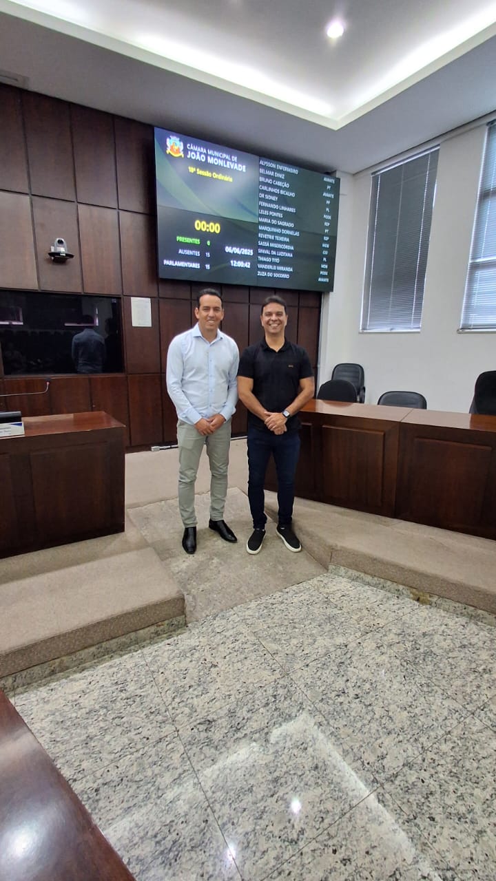 MAIS UMA VEZ, CÂMARA DE JOÃO MONLEVADE SERVE DE INSPIRAÇÃO PARA OUTROS LEGISLATIVOS